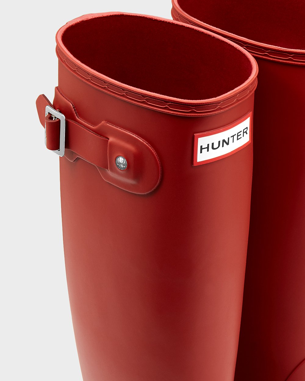 Hunter Original Tall Rain Boots - Shop Online Womens Red - XYEUIS145